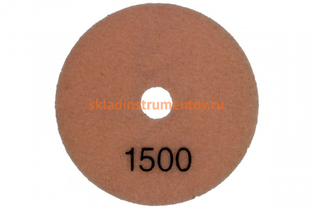 Алмазный гибкий шлифовальный круг Orientcraft АГШК 100 мм, P1500, Черепашка для влажной шлифовки 1001500