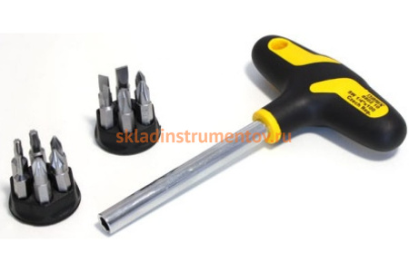 Отвертка с битами NAREX S Line Profi 880210