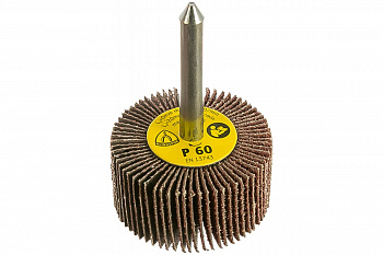 Круг шлифовальный лепестковый на шпильке (40х20 мм; 6 мм; Р60) KLINGSPOR 12943