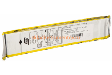 Электрод ОК 61.30 (2 мм; 0.6 кг) ESAB СВ000007591