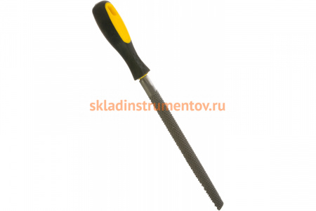 Полукруглый рашпиль STAYER № 2 двухкомпонентная рукоятка 200 мм 16632-20-2