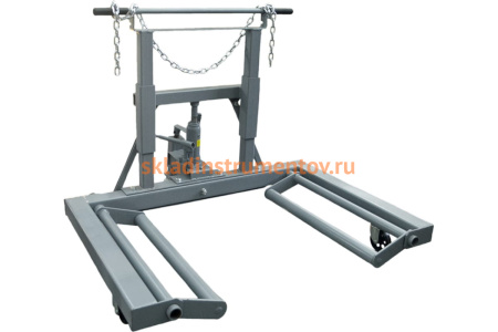 Тележка для колес (1 т,  высота подъема 170 мм) WIEDERKRAFT WDK-81001