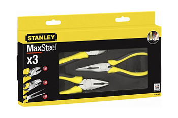 Набор плоскогубцев и кусачек 3шт Stanley Maxsteel 4-84-488