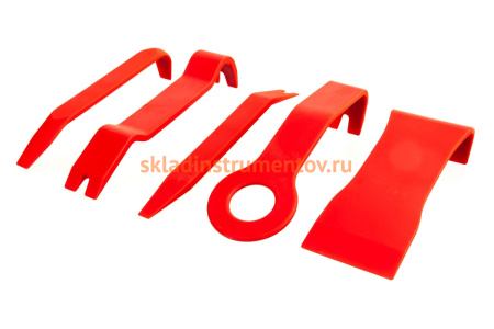 Набор съемников для демонтажа облицовочных панелей, 5 шт ЭВРИКА ER-86205