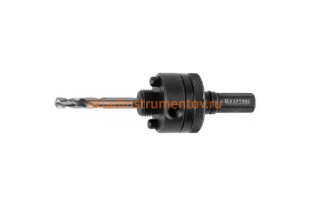Державка "EXPERT" для биметаллических коронок 32-152 мм, с центрирующим сверлом Kraftool 29523_z01
