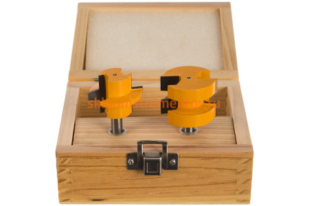 Набор фрез по дереву (2 шт; 38.1х28.6 мм; хвостовик 8 мм) для пазо-шипового соединения Энкор 10600