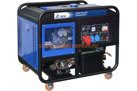 Дизельный генератор с электронной панелью ТСС SDG 12000EH3 077031