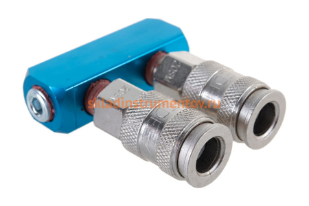 Разветвитель пневматический (1/4"; рапид EURO) WIEDERKRAFT WDK-82ML