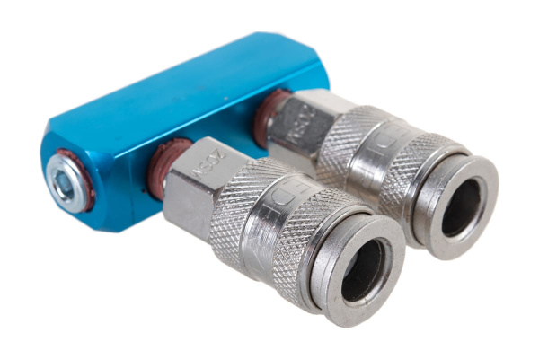 Разветвитель пневматический (1/4"; рапид EURO) WIEDERKRAFT WDK-82ML