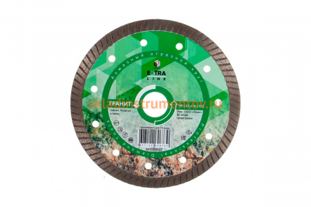Круг алмазный отрезной Turbo Гранит Extra Line (150х22.2 мм; 2.2х10 мм) Diam 000632