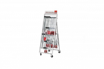 Мобильный стеллаж для струбцин с товаром BESSEY BE-ZW1-A01
