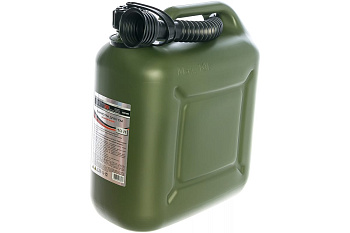 Канистра для ГСМ вертикальная, 10 л пластиковая, усиленная STELS 53126