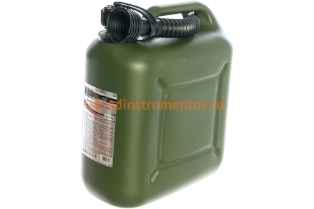 Канистра для ГСМ вертикальная, 10 л пластиковая, усиленная STELS 53126