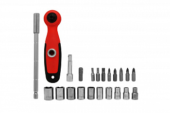 Набор головок и бит с реверсивной отверткой VIRA 22 предмета 305077