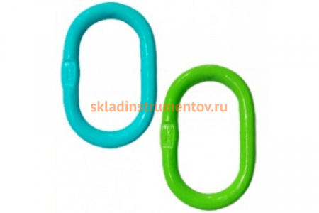 Овальное одиночное звено с плоским профилем TOR 5,3 t (г/п 5,3 т) 123531