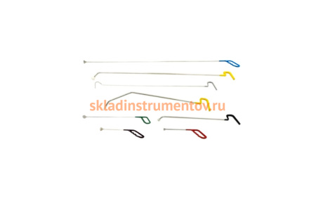 Набор крючков PDR для удаления вмятин, кейс МАСТАК 8 предметов 118-50008C