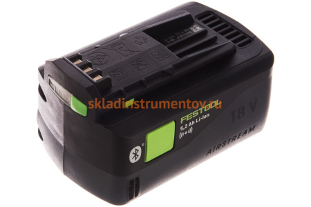 Батарея аккумуляторная BP 18 Li 5,2 ASI (18В, 5.2 Ач, Li-Ion) FESTOOL 202479