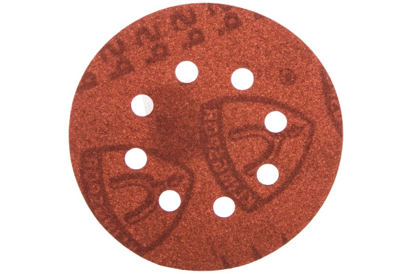 Круг шлифовальный на липучке для обработки дерева (125 мм; Р120; 8 отверстий) KLINGSPOR 270484