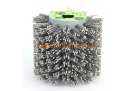 Щетка (110х100х19 мм; +4 паза; P46; полимерный ворс) ОСБОРН 3-382 FEL110100P46PGR