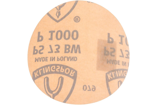 Круг шлифовальный на липучке для обработки красок, лаков и шпаклевок (125 мм; Р1000) KLINGSPOR 308978