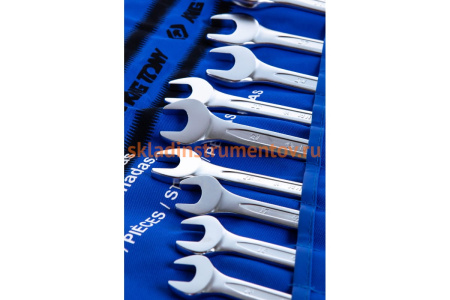 Набор комбинированных ключей, 10-32 мм, чехол из теторона, 14 предметов KING TONY 1214MRN