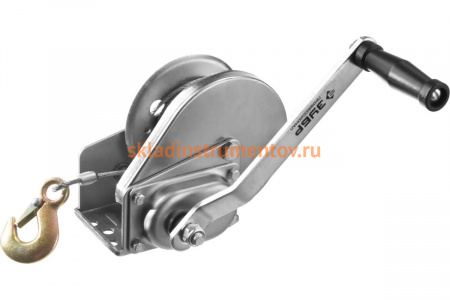 Ручная барабанная лебедка Зубр ПРОФЕССИОНАЛ 0,5т 8м 43117-0.5