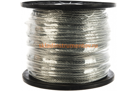 Трос стальной DIN 3055 Зубр 4-304110-05 Трос стальной DIN 3055 Зубр 4-304110-05