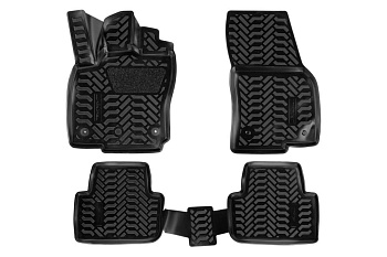 Ковры в салон Airline 3D с подпятником для VW Tiguan II 16 4 шт. ACM-PS-74