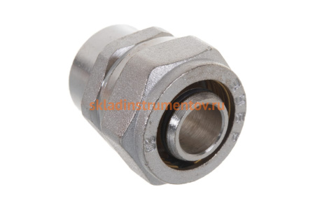 Соединитель (20х2 мм; 1/2"; цанга-гайка) для трубопровода Зубр 51402-20-1/2