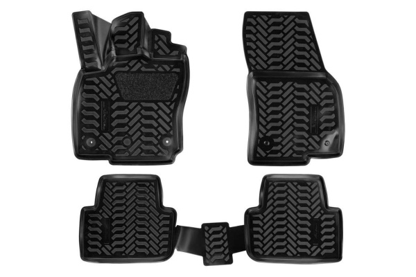 Ковры в салон Airline 3D с подпятником для VW Tiguan II 16 4 шт. ACM-PS-74