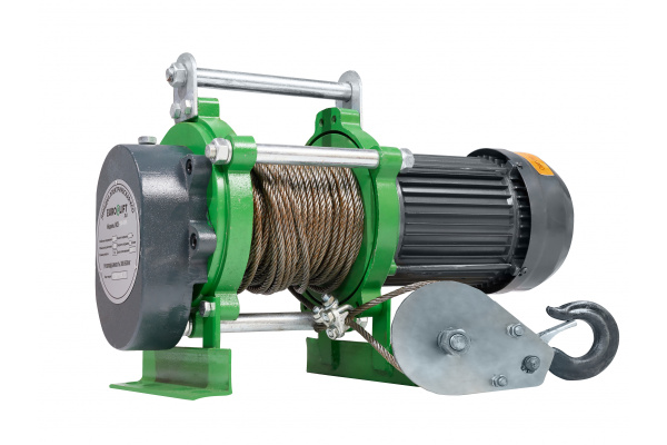 Лебедка электрическая (500/1000кг, 30/15м, U=220v, P1, 50HZ) EURO-LIFT KCD 00019835