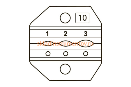 Пресс-клещи КВТ CTK-10 63028