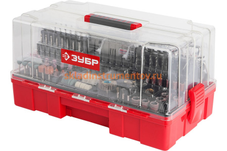 Гравер ЗУБР ЗГ-130ЭК + 242 предмета H242