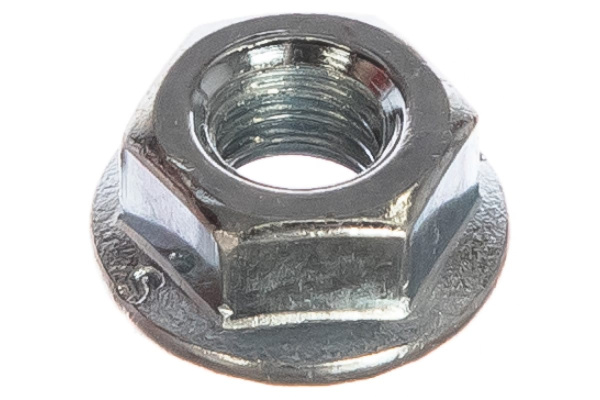 Гайка DIN 6923 с фланцем ЗУБР, M6, 14 шт, кл. пр. 8, оцинкованная, 303636-06