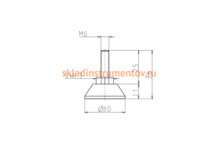 Опора KIPP K0675.3006X020