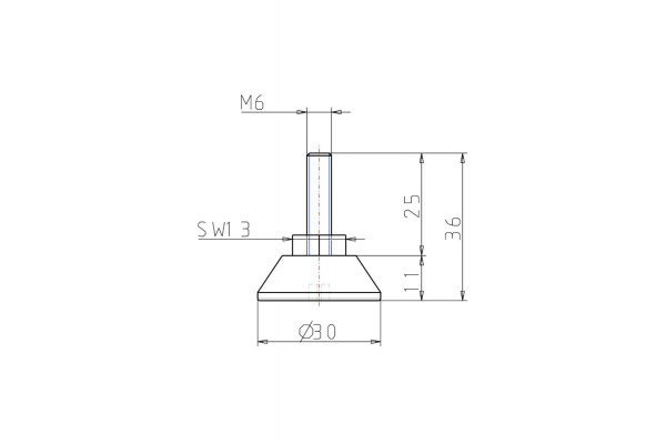 Опора KIPP K0675.3006X020