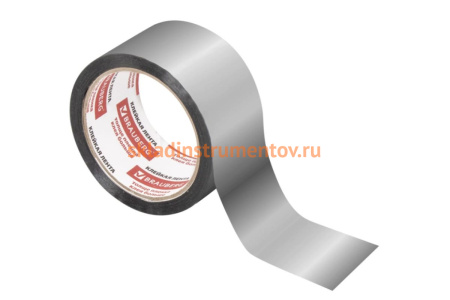 Клейкая металлизированная лента BRAUBERG 48 мм х 50 м, полипропиленовая основа, подвес 606768