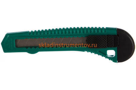 Нож Dexx с сегментированным лезвием 18 мм инструментальная сталь Ст60 пластиковый корпус 0909