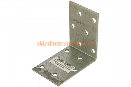 Крепежный угол Зубр МАСТЕР равносторонний 40х60х60мм 1шт 310206-040-060