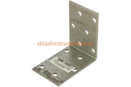 Крепежный угол Зубр МАСТЕР равносторонний 40х60х60мм 1шт 310206-040-060