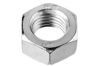 Шестигранная гайка Зубр DIN 934, класс прочности 8, оцинкованная, M4, ТФ6, 55 шт. 4-303536-04