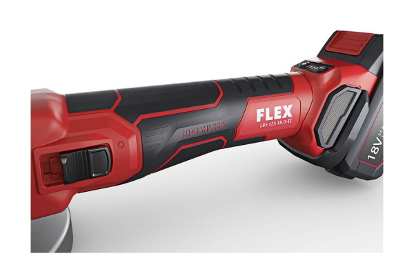 Аккумуляторная угловая шлифовальная машина FLEX LBE 125 18.0-EC/5.0 Set 499323