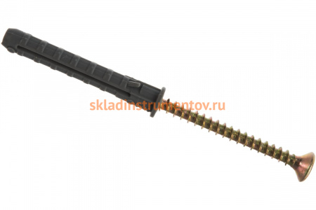 Дюбель Зубр СТАНДАРТ с шурупом, 6x40мм, 10шт 30661-06-40