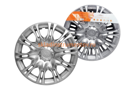 Колесные колпаки Airline 16" Х5, серебристые, 2 шт. AWCC-16-10