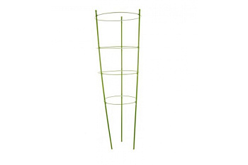 Круглая поддержка для растений h 90см, металл в пластике, 4кольца PALISAD 644025