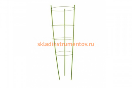 Круглая поддержка для растений h 90см, металл в пластике, 4кольца PALISAD 644025