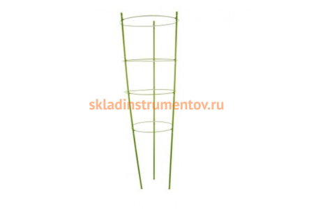 Круглая поддержка для растений h 90см, металл в пластике, 4кольца PALISAD 644025