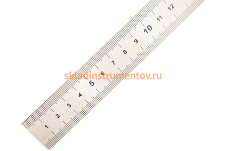 Линейка 400х28х0.7 мм, нерж.сталь КОБАЛЬТ 243-387