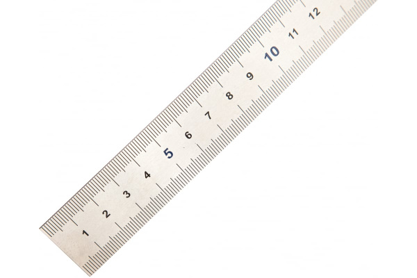 Линейка 400х28х0.7 мм, нерж.сталь КОБАЛЬТ 243-387