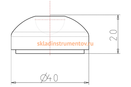 Диск для шарнирной опоры KIPP K0415.2040